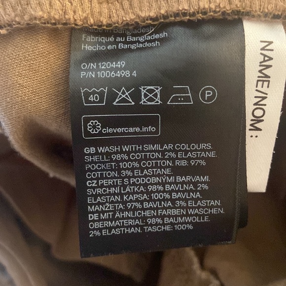 Boys size 14 khaki cargo pants H&M - Picture 4 of 4